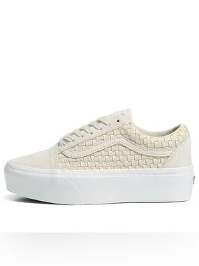 Vans Old Skool Stackform in Cream White